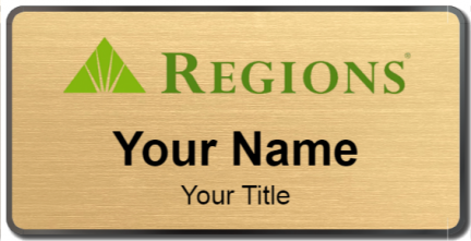 Custom name badges for Regions Bank