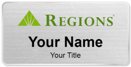 Custom name badges for Regions Bank