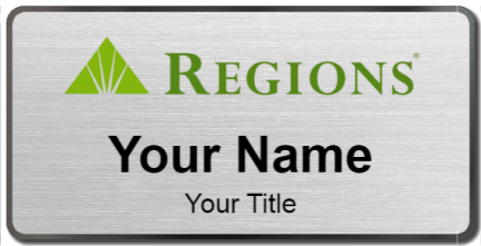 Custom name badges for Regions Bank