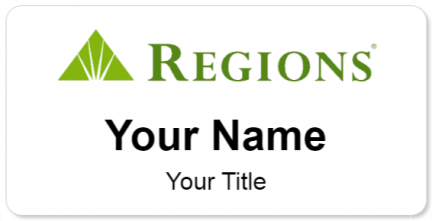 Custom name badges for Regions Bank