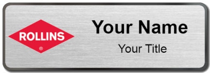Custom name badges for Rollins Pest Control