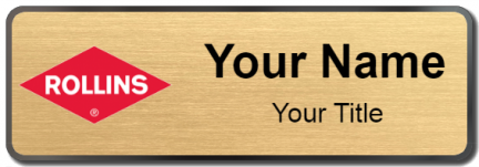 Custom name badges for Rollins Pest Control