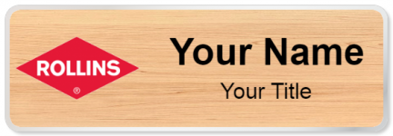 Custom name badges for Rollins Pest Control