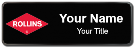 Custom name badges for Rollins Pest Control