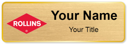 Custom name badges for Rollins Pest Control