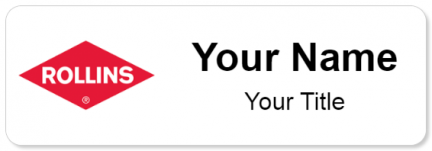 Custom name badges for Rollins Pest Control