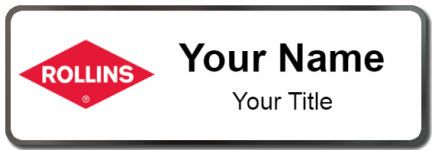 Custom name badges for Rollins Pest Control