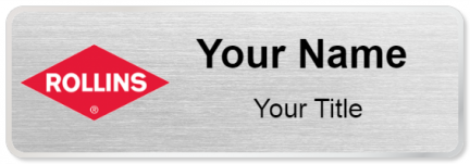 Custom name badges for Rollins Pest Control