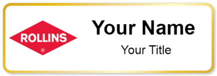 Custom name badges for Rollins Pest Control