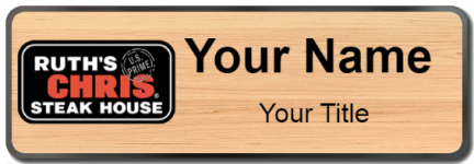Custom name badges for Ruths Chris Steak House