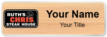 Custom name badges for Ruths Chris Steak House