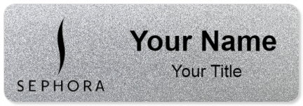 Custom name badges for Sephora