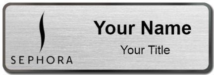 Custom name badges for Sephora