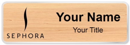 Custom name badges for Sephora