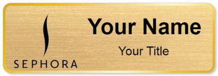 Custom name badges for Sephora