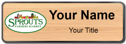 Custom name badges for Sprouts Farmers Market