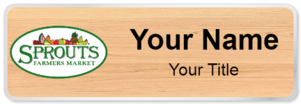 Custom name badges for Sprouts Farmers Market