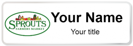 Custom name badges for Sprouts Farmers Market