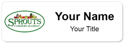 Custom name badges for Sprouts Farmers Market