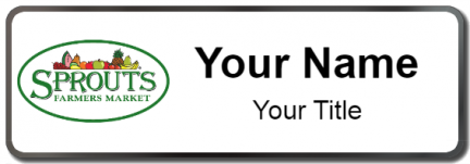 Custom name badges for Sprouts Farmers Market