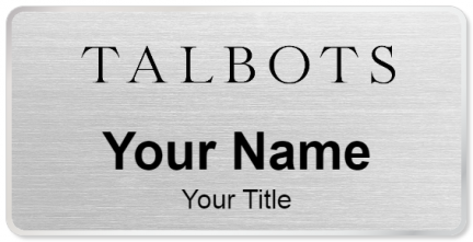 Custom name badges for Talbots