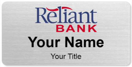 Custom name badges for Reliant Bank