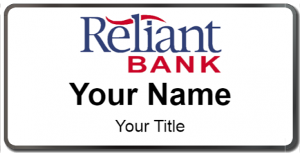 Custom name badges for Reliant Bank