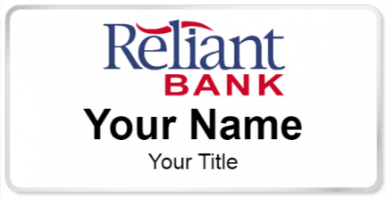 Custom name badges for Reliant Bank