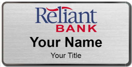 Custom name badges for Reliant Bank