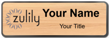 Custom name badges for Zulily