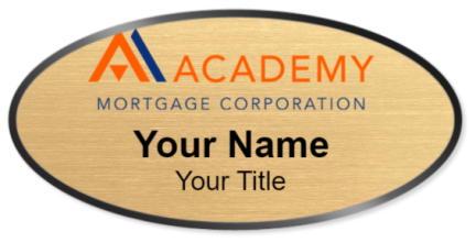 Custom name badges for Academy Mortgage Corporation