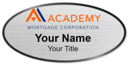 Custom name badges for Academy Mortgage Corporation