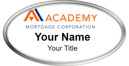 Custom name badges for Academy Mortgage Corporation