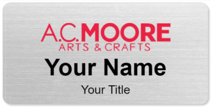 Custom name badges for AC Moore