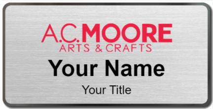 Custom name badges for AC Moore