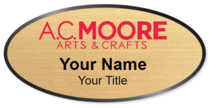 Custom name badges for AC Moore