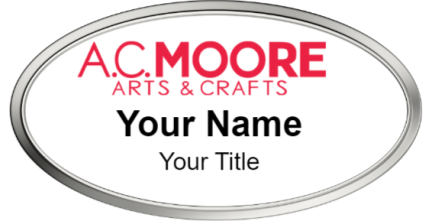 Custom name badges for AC Moore