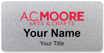 Custom name badges for AC Moore