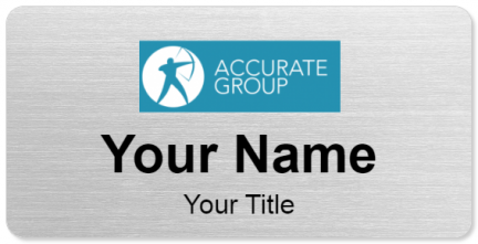 Custom name badges for Accurate Group