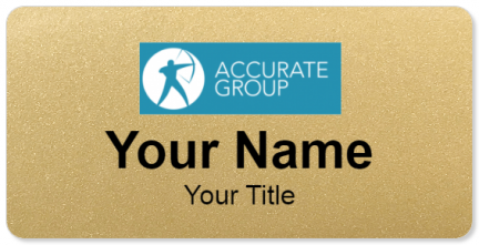 Custom name badges for Accurate Group