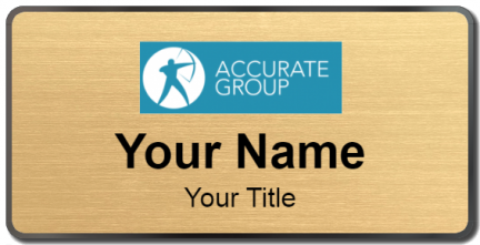 Custom name badges for Accurate Group