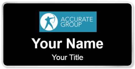 Custom name badges for Accurate Group