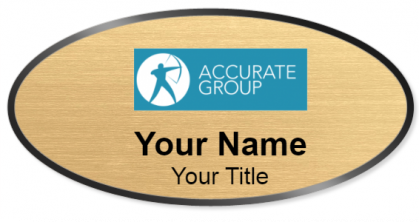 Custom name badges for Accurate Group