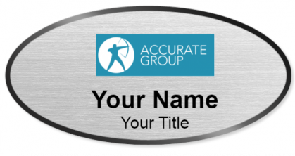 Custom name badges for Accurate Group