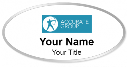 Custom name badges for Accurate Group
