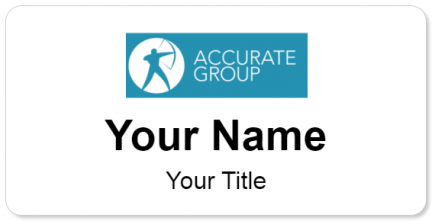 Custom name badges for Accurate Group
