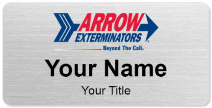 Custom name badges for Arrow Exterminators