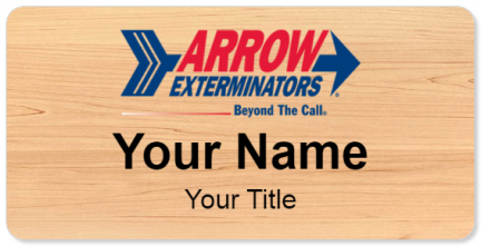 Custom name badges for Arrow Exterminators