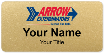 Custom name badges for Arrow Exterminators