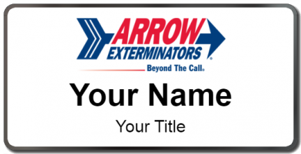 Custom name badges for Arrow Exterminators